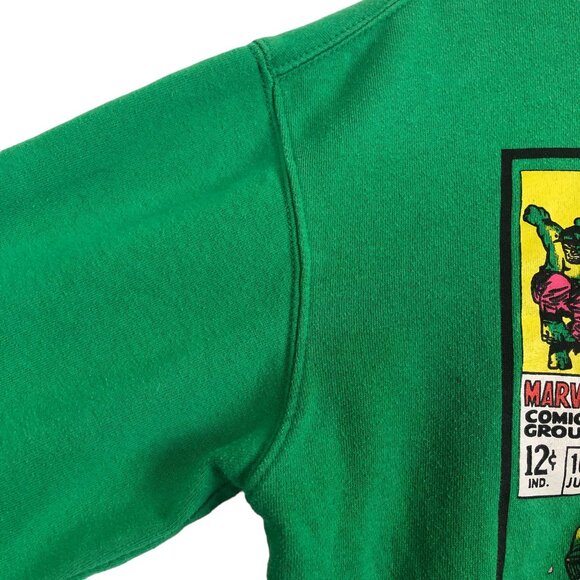 Incredible Hulk Marvel Comics Graphic Sweatshirt Sz Small This Monster Unleashed - Picture 4 of 7